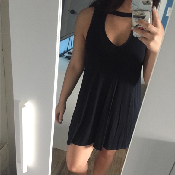 Navy blue shift dress - Picture 1 of 3